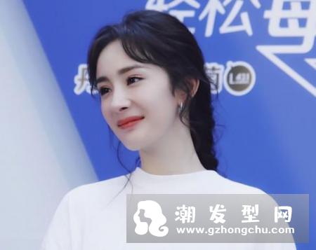 杨幂最新麻花辫图片 同款怎么编