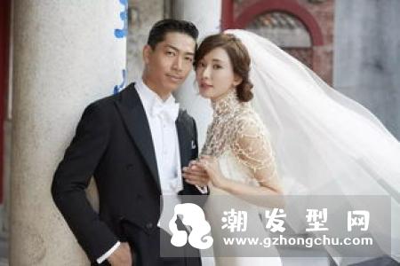 安以轩婚纱发型图片 老公陈荣炼身价多少