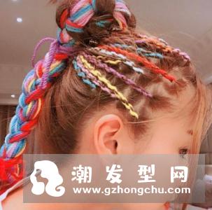 angelababy最新彩色辫子是什么发型 同款彩色编发怎么弄