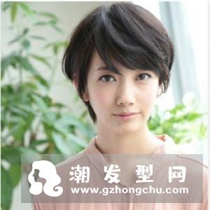 女生日式短发发型 清新自然散发独特韵味