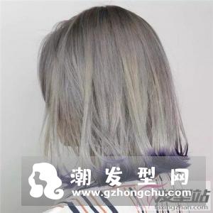 女生短发发尾怎么染好看 渐变色裙摆染打造视觉盛宴