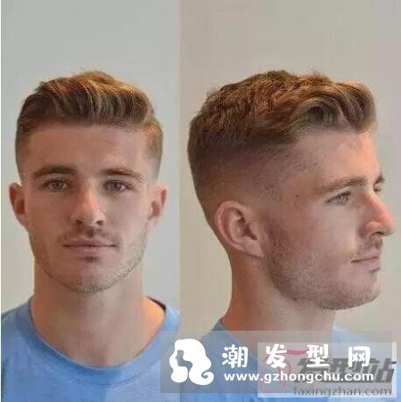 两边剃掉中间厚发型男 超级精神帅气打理还简单