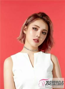 女生短发卷发型 女神范人鱼卷美到爆表