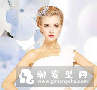 显瘦新娘发型图片 高盘发派上用场了
