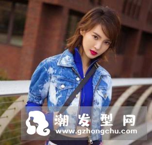 金晨短发发型叫什么 齐肩发型就是这样好看