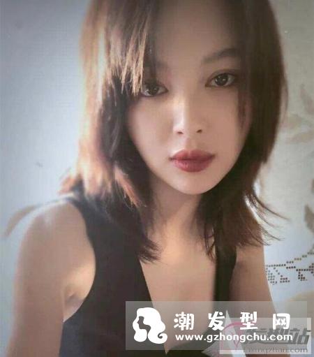 锁骨发瘦脸效果意外的好 散发着简单的高级快来剪一波