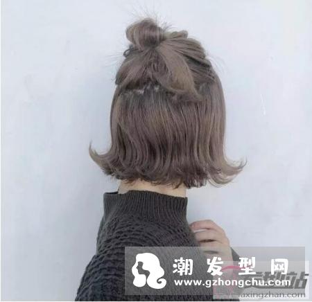 短发怎么扎好看 自己可以扎的短发发型大全