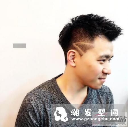 男士雕刻图案简单帅气 硬派刻发一秒man炸