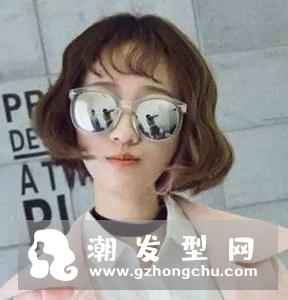 蛋卷头短发怎么烫 发型图片欣赏