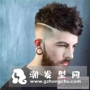 铲青渐变发型 短蓬巴杜渐变side part