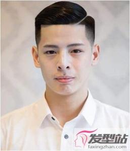 男士短发两边剃油头发型 商务型男都爱这款发型