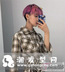 假小子超短发染发 打造超越男生的帅气