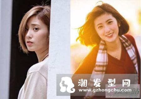 女学生短发发型 90后王颂茵短发造型多变成新世代女神！