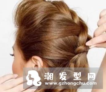 简单菠萝辫怎么编 女明星发型图片