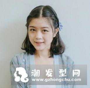 短发汉服发型 清新婉约画风唯美