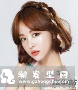 短发自己可以扎的发型 简约扎发秒变妙龄少女