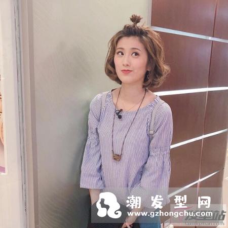 女学生短发发型 90后王颂茵短发造型多变成新世代女神！