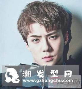 男生四六分心形刘海 别具一格简直帅到爆表