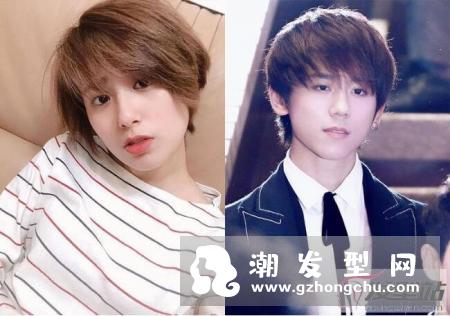 女学生短发发型 90后王颂茵短发造型多变成新世代女神！