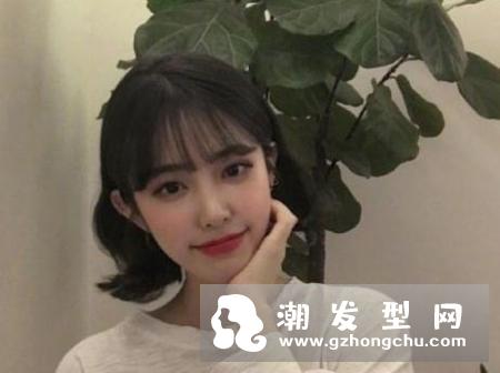蛋卷头短发怎么烫 发型图片欣赏