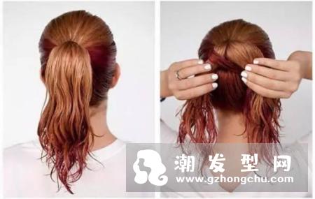 湿漉漉的头发怎么扎 鱼尾丸子头就是这样的好看