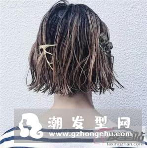 短发流行“湿发发型” 油头湿感制造性感