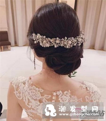 韩式新娘盘发100种 超级美的小卷盘发