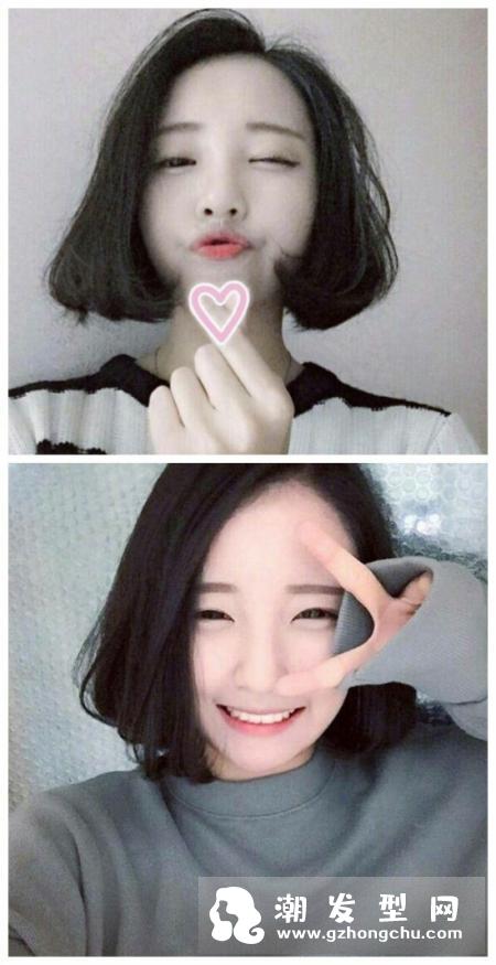 内扣适合什么刘海 短发发型推荐