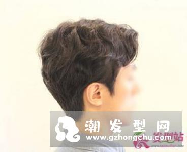 最新流行韩式男生发型 心形刘海 纹理卷成主流