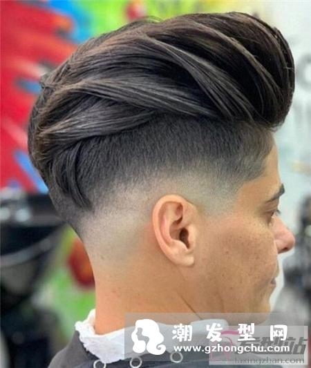 时尚男士莫西干短发 三面剃寸头帅气设计