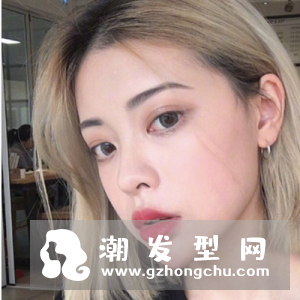 短发亚麻色头发图片 染发剂怎么调配