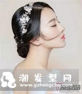 黑色头发新娘造型 优雅盘发端庄高雅