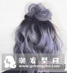 齐肩短发怎么扎 多色染发这样扎大放异彩