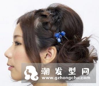 女生盘发发型扎法步骤 只要你的手能动就绝对学的会