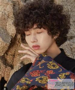 男士爆炸头发型 复古也有小清新