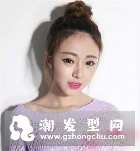 头发少的女生适的盘发 再也不用担心自己Hold不住