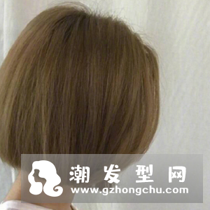 短发亚麻色头发图片 染发剂怎么调配