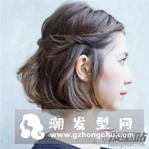 适合热天的短发扎发 这十款质扎发甜美如精灵