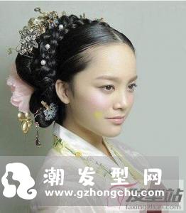 个性盘发、个性层次感盘发