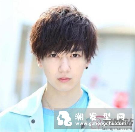 日系男生空气烫发 男明星都留这款
