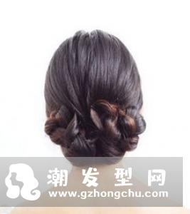 简单编发盘发发型 塑造双倍美感更独特