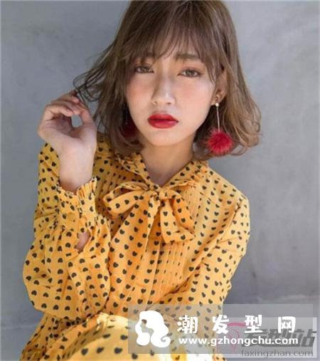 减龄齐肩凌乱卷 今年短卷发就盘它