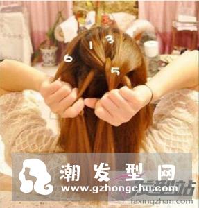 蜈蚣辫编发教程图解 自己在家也能编的知性发型