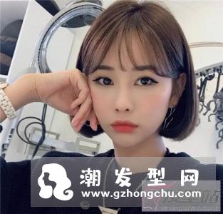 减龄型卖萌短发 染发 卷发少不了
