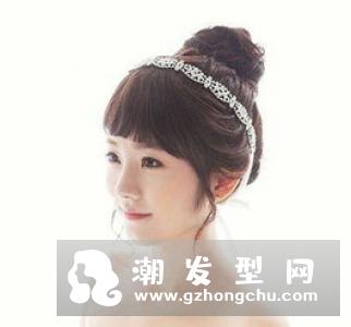 新娘丸子头发型太美了 简单盘发一样能艳压全场