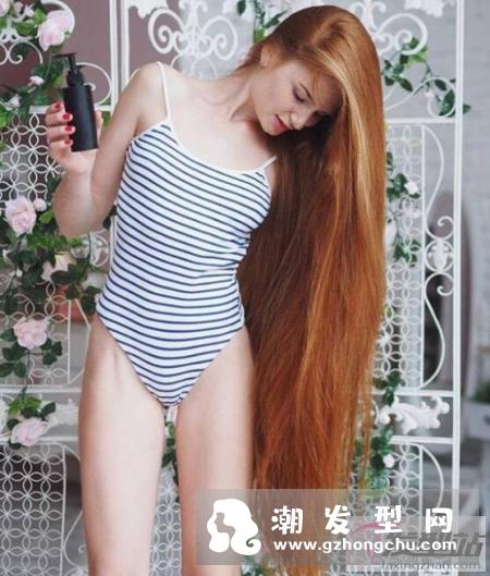 俄罗斯长发美少女Anastasia护发心得 其实她曾经有脱发问题