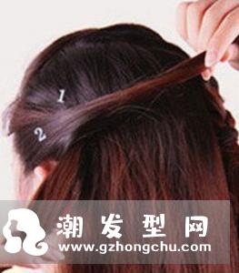 女生盘发发型扎法步骤 只要你的手能动就绝对学的会
