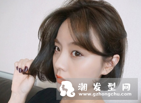 内扣适合什么刘海 短发发型推荐