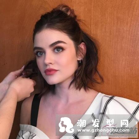 短发女生必读！LUCY HALE 的五个帅气短发造型