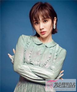 短发适合什么刘海 慵懒风法式刘海凸显女人味